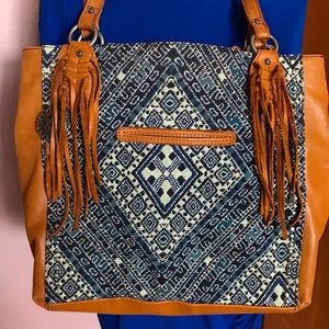 The Sak embroidered boho purse